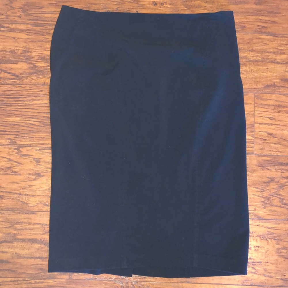 Fitted Black High Waist Skirt